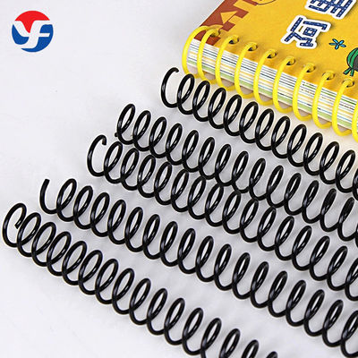 качество  Different Color Binding Book Coil Bind PVC Spiral Book Ring Round Plastic Binding Comb завод